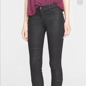 Free people coated Moto Jean